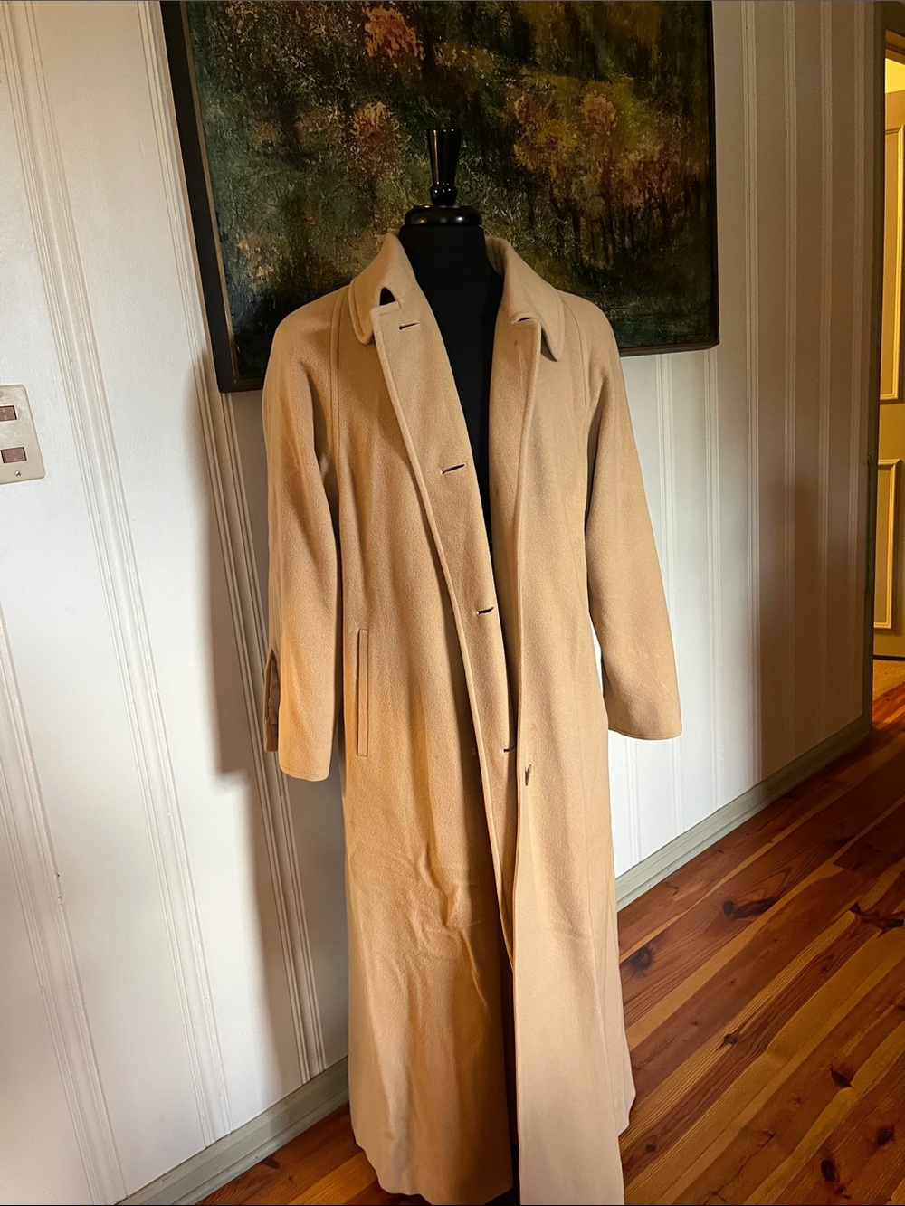 Regency Cashmere Beige Cashmere Coat, Read